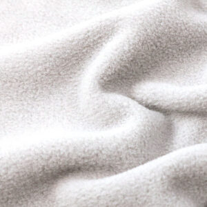 100%Polyester White Polar Fleece Knitting Fabric for Coats Jackets Vests Trench Coats NWKD-6270